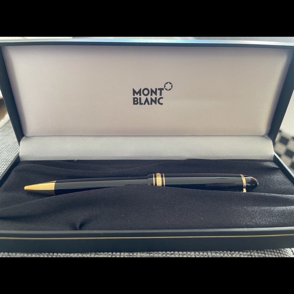 Montblanc Pen (Meisterstück Gold-Coated Rollerball)